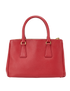 Small Galleria Top Handle, &pound;550, Handbags, Red, Leather, Back view